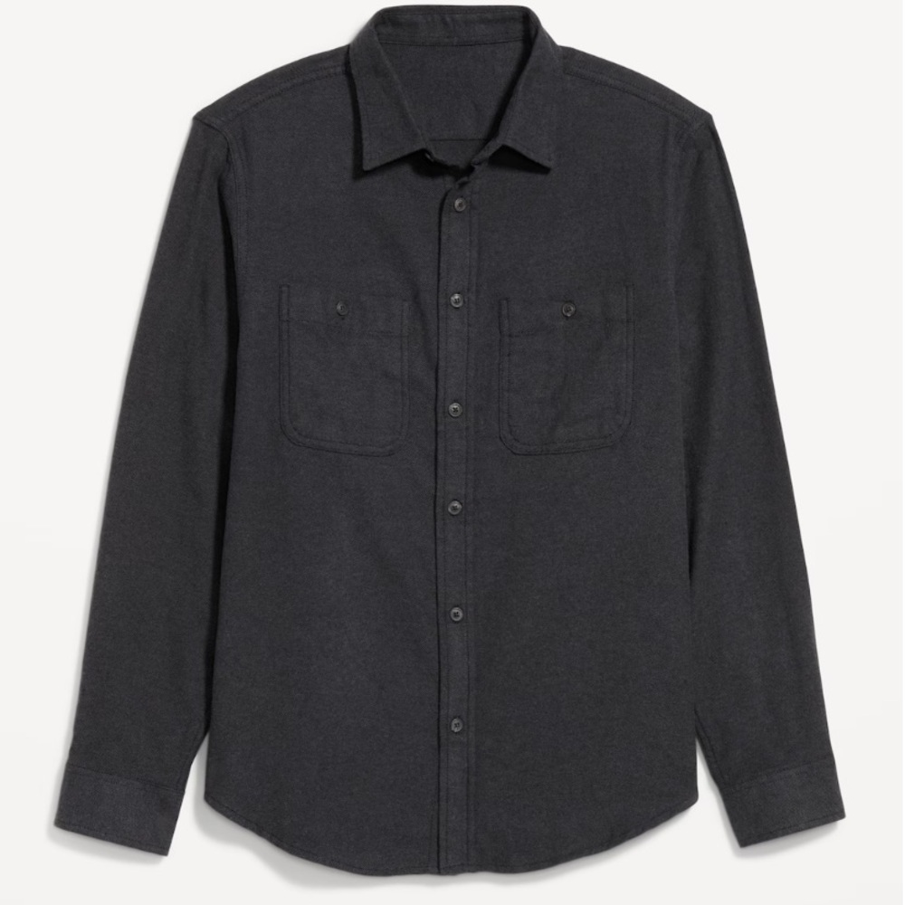 Old Navy Men’s Pocket Flannel Shirt Medium Tall